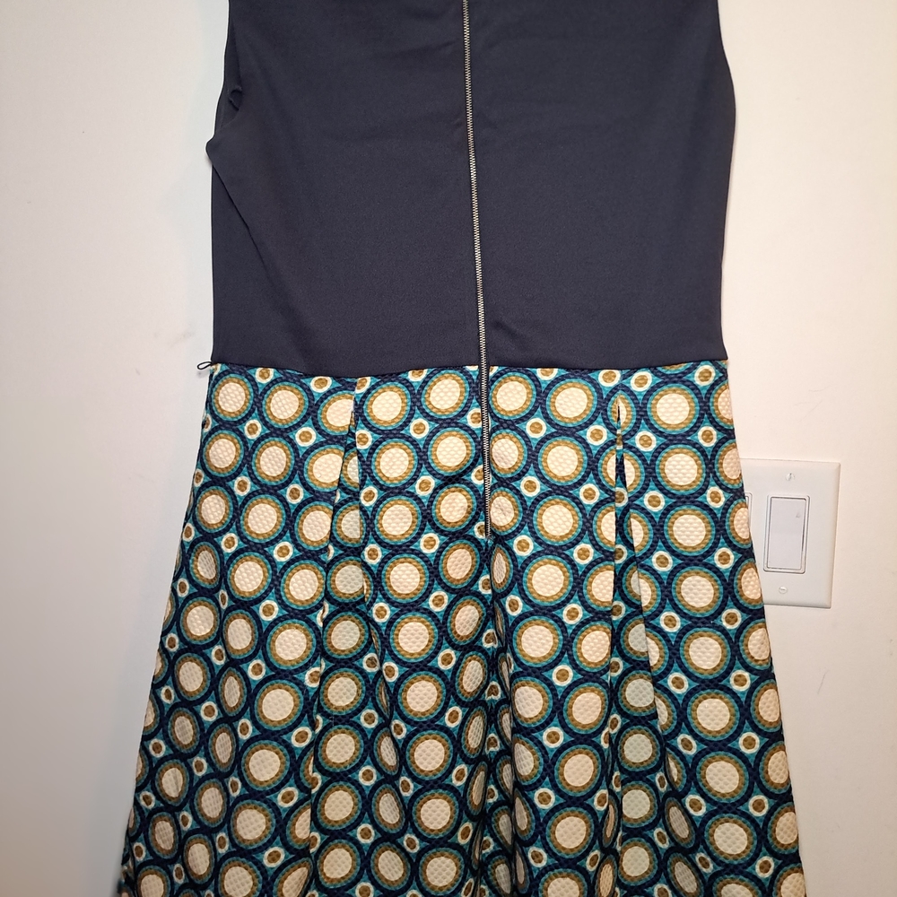 Chic Black and Patterned Dress